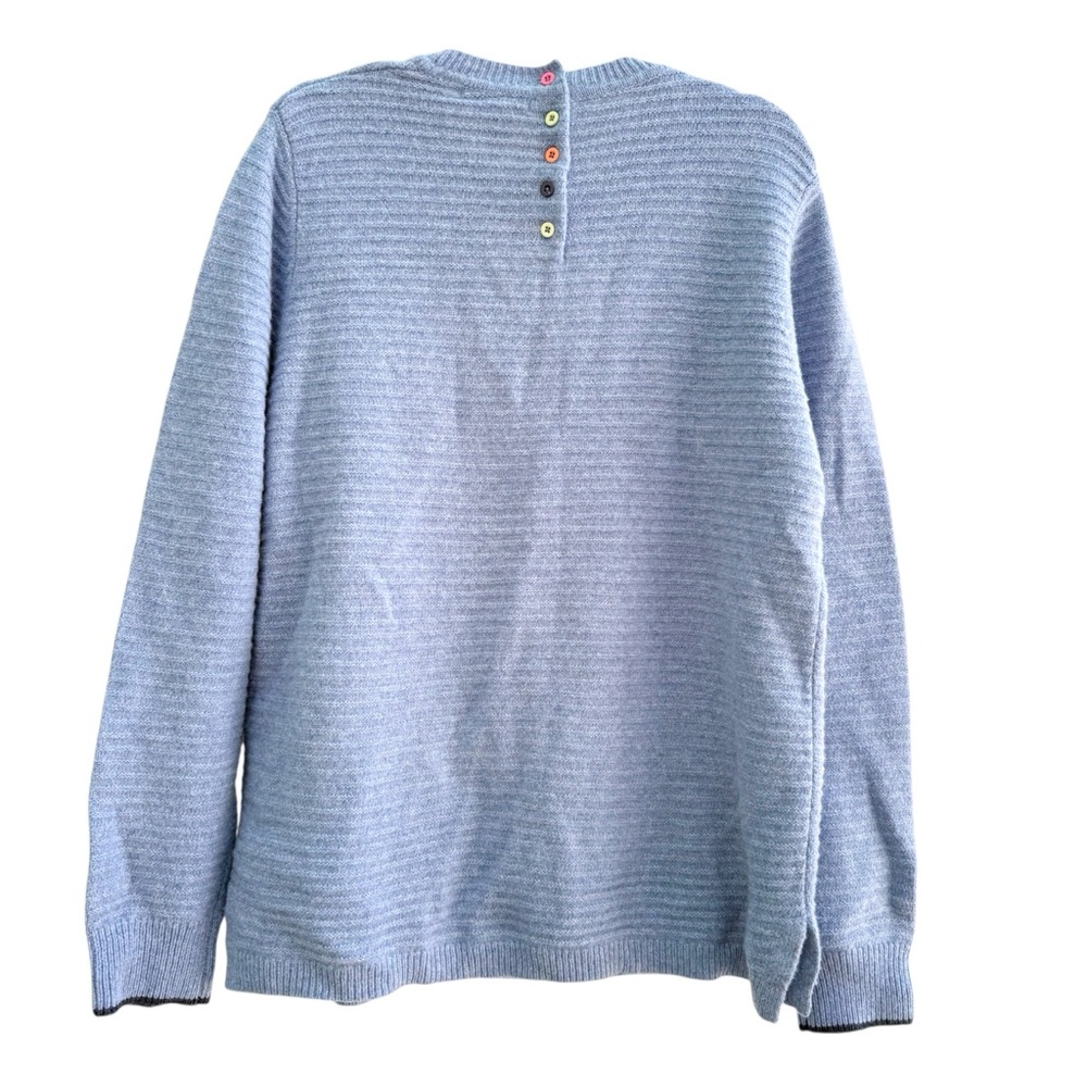 🛍️Tabitha Webb Lambs Wool Ribbed Jumper Pullover Sweater Relaxed Buttons - Picture 3 of 6